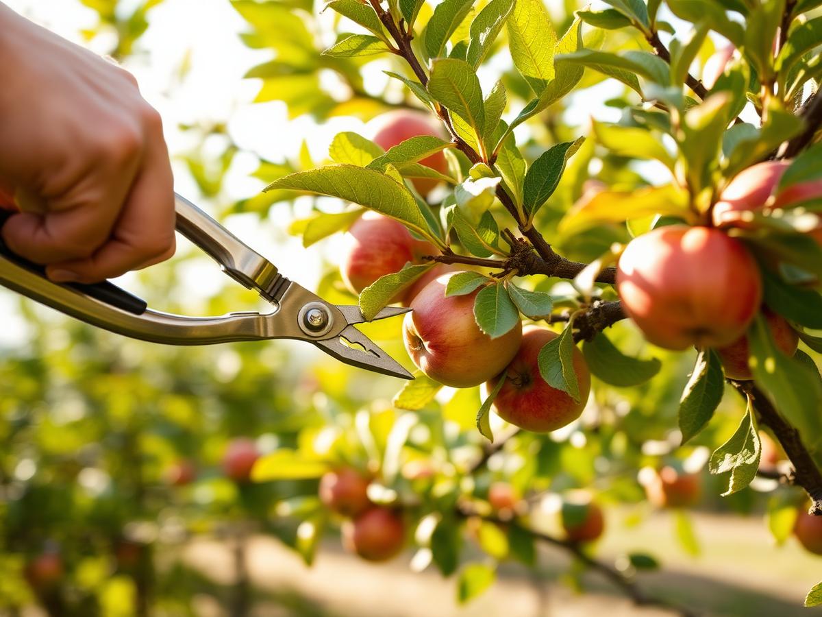 Fruit tree pruning